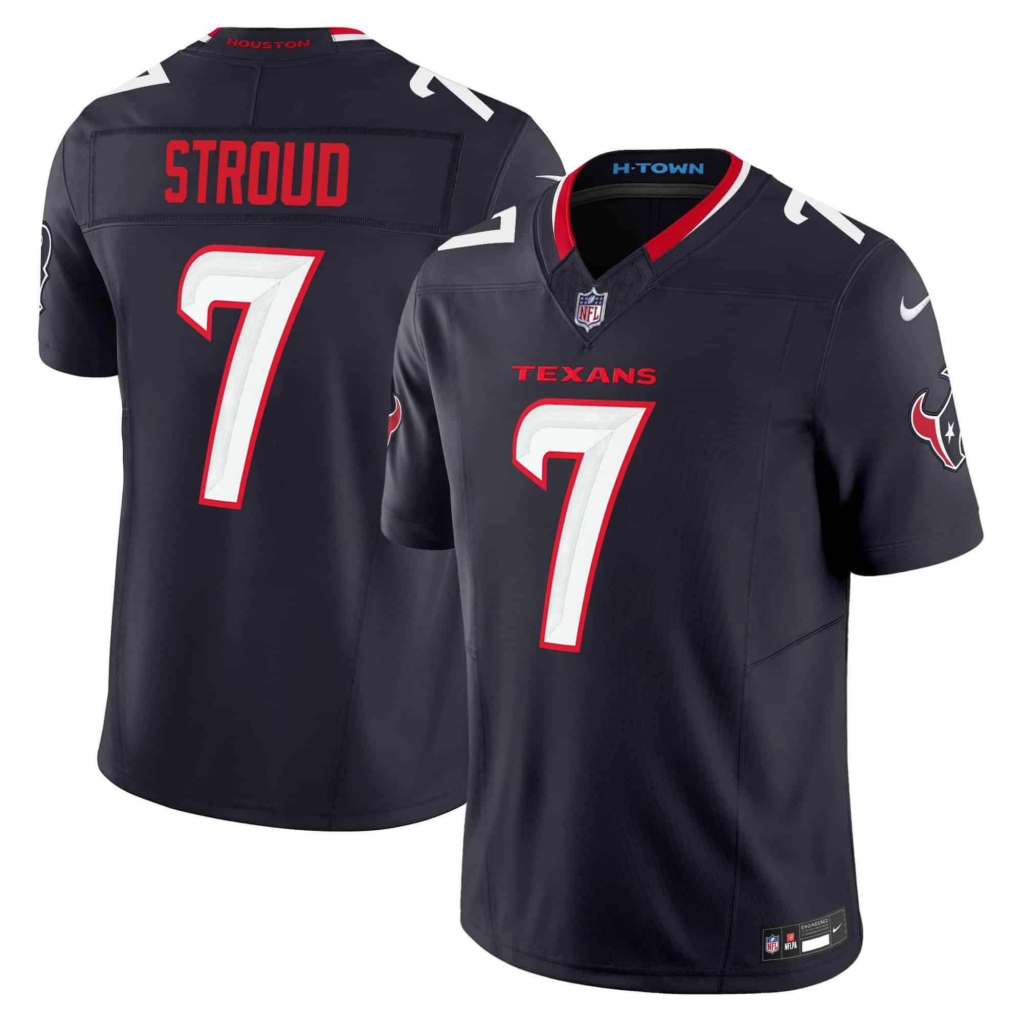 Men Houston Texans #7 Stroud Black 2024 Nike Vapor Limited NFL Jersey style 1->indianapolis colts->NFL Jersey